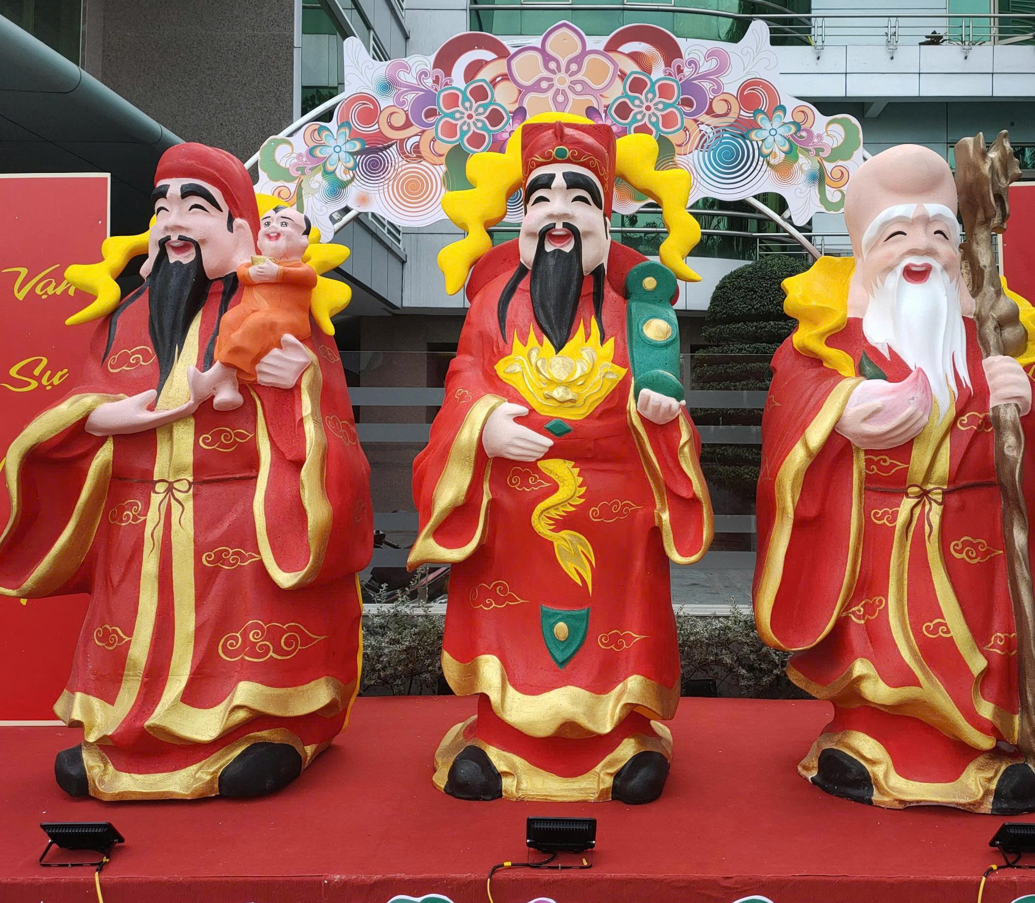 Mô hình mút xốp phúc lộc thọ