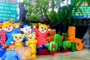 Mô hình mút xốp trang trí trường mầm non